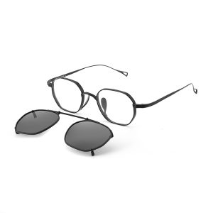 Lunettes de soleil polarisées en titane pour homme, à acheter en gros (KMN9917)